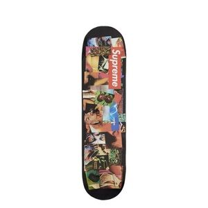 Supreme Stack Multicolor Graphic Skateboard Deck Black NWT NIB